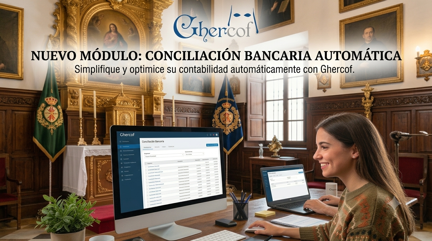 Disponible conciliación bancaria automática en Ghercof